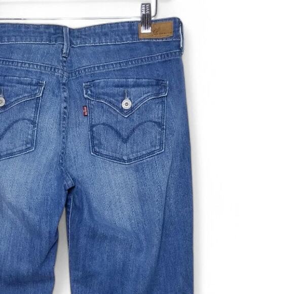 LEVI'S Jeans Slight Curve Classic Boot Cut Patch Pocket 2011 - Size 10M /30 - Picture 5 of 8